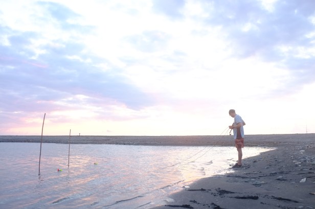 recording in the cepo' lagoon
